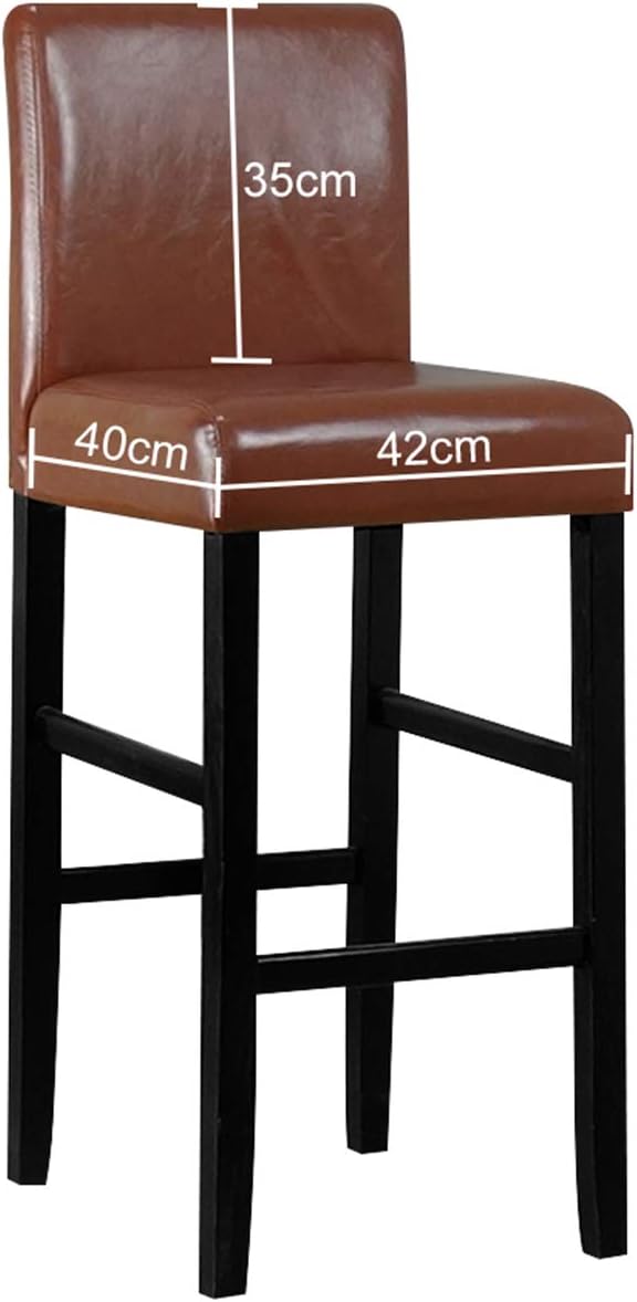 LANSHENG Bar Stuhlhussen, Stretch Abnehmbarer waschbarer Stuhl Schonbezug für Short Swivel Dining Ch