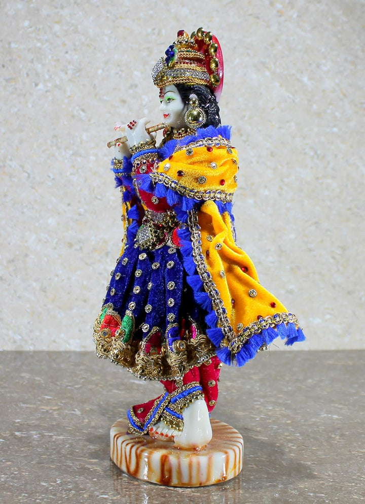 Esplanade Harz Krishna Kishan Murti Idol Statue Skulptur (11") Mehrfarbig…