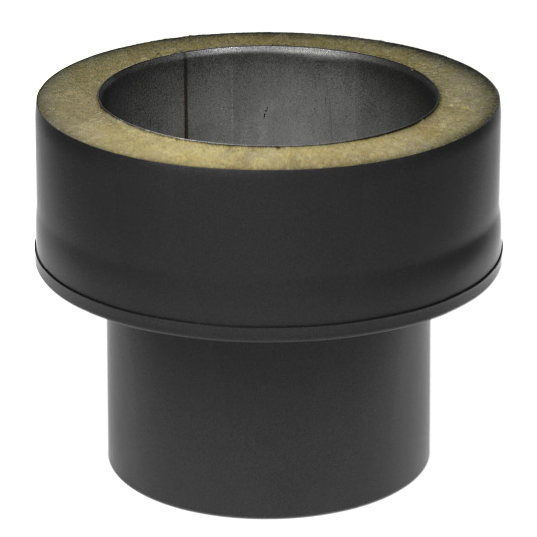 raik Rauchrohr/Ofenrohr Coltherm Übergang von einwandig auf doppelwandig Durchmesser 150 mm Stahlble
