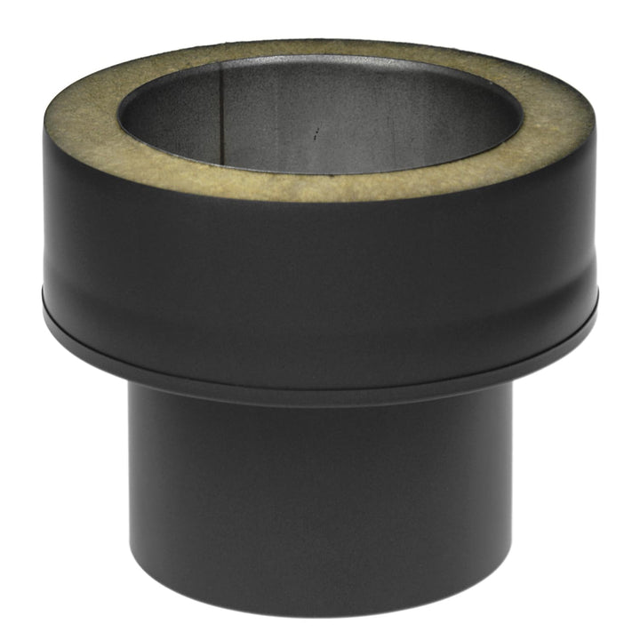 raik Rauchrohr/Ofenrohr Coltherm Übergang von einwandig auf doppelwandig Durchmesser 150 mm Stahlble