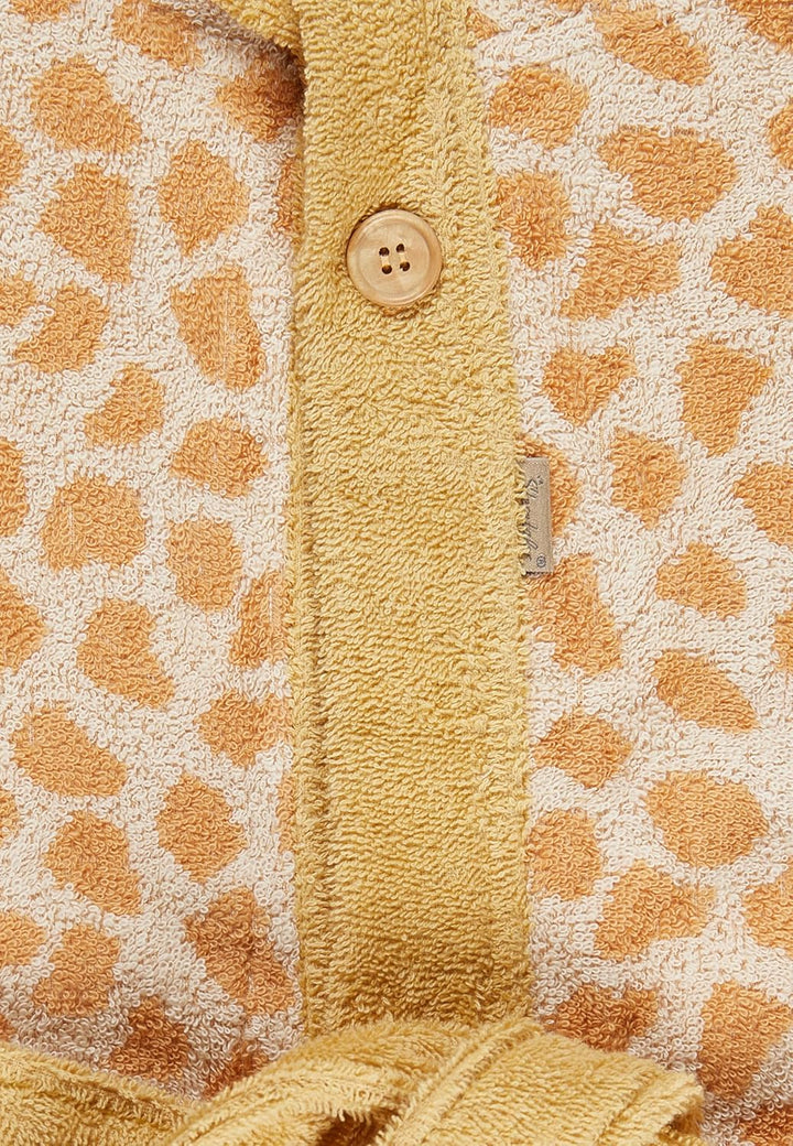Sterntaler Unisex Kinder Bademantel Giraffe Kaya Baby- und Kinder Bademantel (1er Pack) 92 sand, 92
