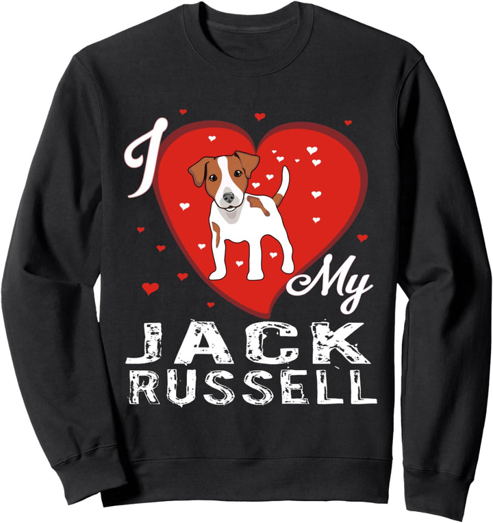 Ich liebt ihriger Terrier des Jack Russell Sweatshirt