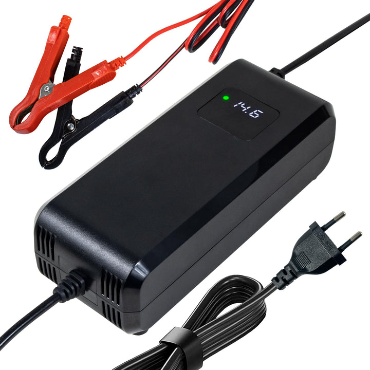 14.6V 10A LiFePO4 Lithium Batterie Ladegerät Maintainer für 12v/12.8v Deep Cycle Lithium Eisen Phosp