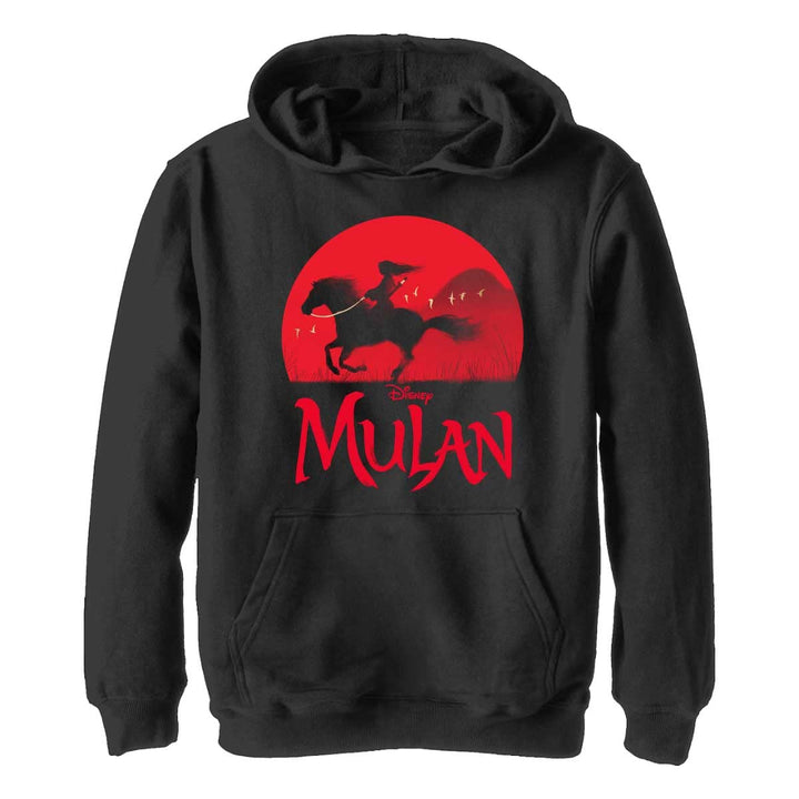 Disney Mulan: Live Action - Mulan Sunset YTH Hoodie Black 5/6