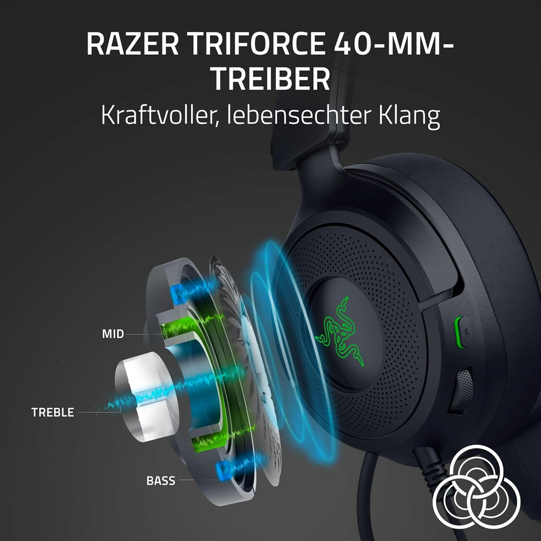 Razer Kraken Kitty V3 X - Kabelgebundenes Kitty-Headset für Gaming - Kultige Kitty-Ohren - 270g leic