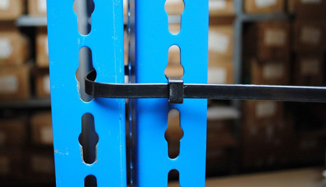 100 Stück Profi Kabelbinder weiss Industriequalität 450 mm x 7,6 mm 54,4 kg Zugkraft Nylon cable tie