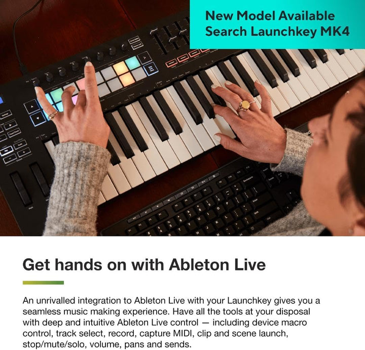 Novation Launchkey 61 [MK3] MIDI-Controller-Keyboard – Nahtlose Integration in Ableton Live. Akkordm