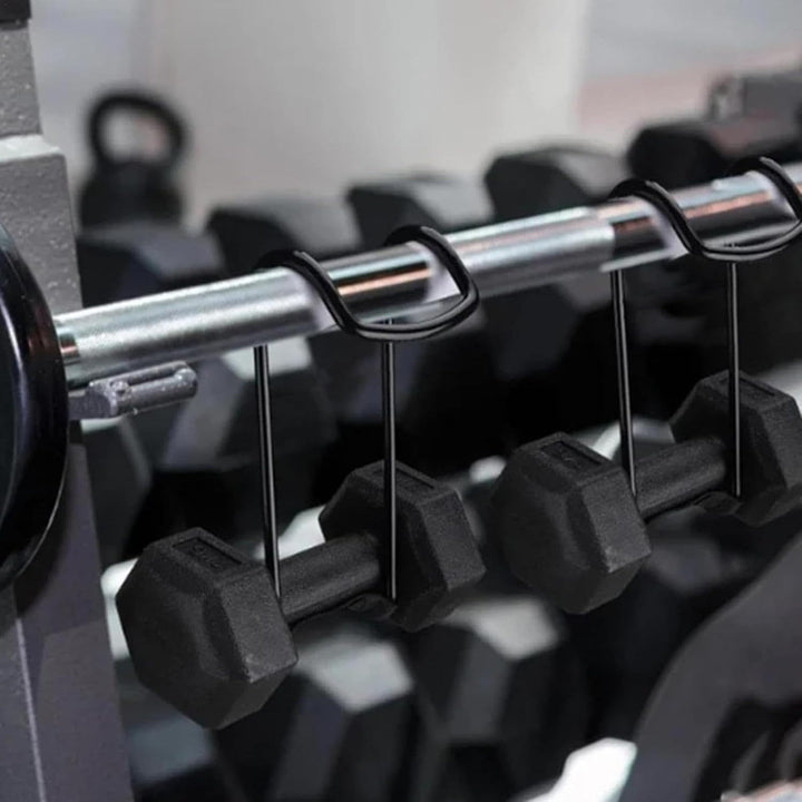Dumbbells Spotter Rack, Bench Press Attachments, Dumbbell Hooks for Workouts, Strength Training Acce
