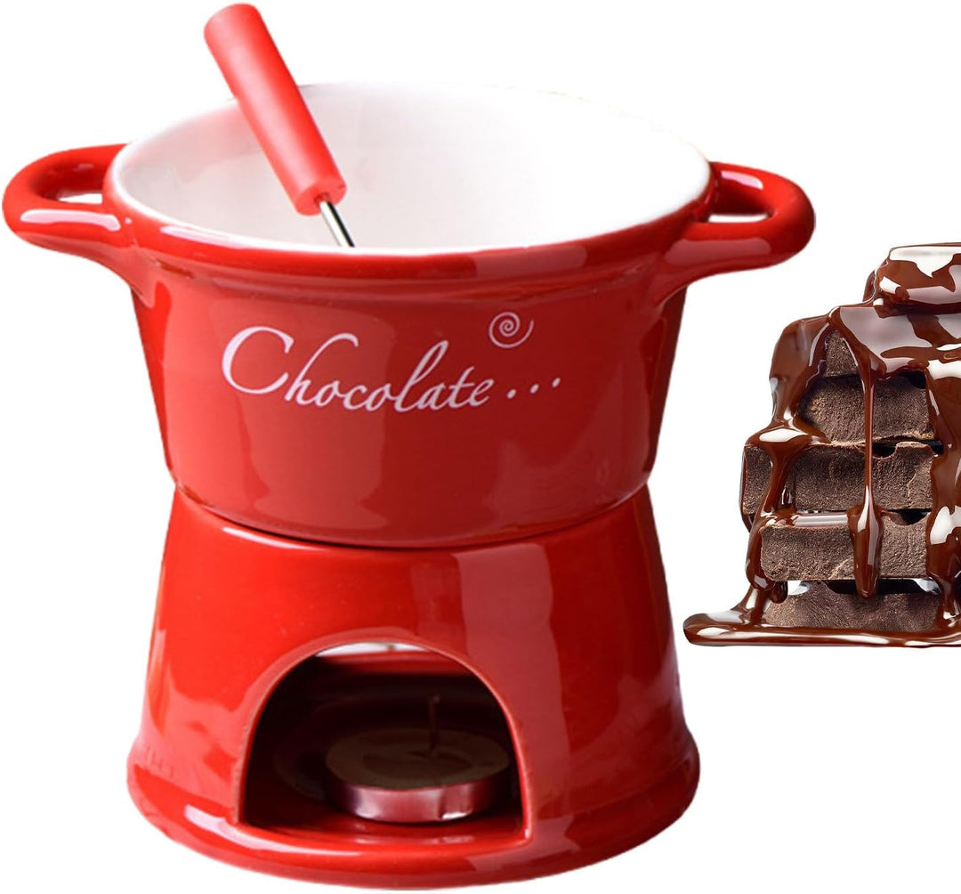Tasse zum Schmelzen von Schokolade - Keramik Zum Schmelzen,Fondue Tassen Set Für Schmelzende Schokol