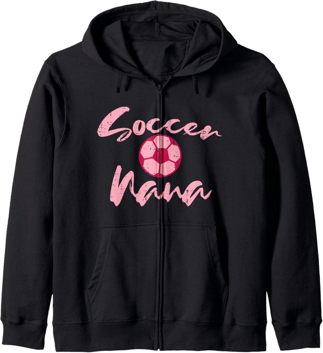 Pink Soccer Nana-Fussball-Familie, passend für Oma Mimi Frauen Kapuzenjacke
