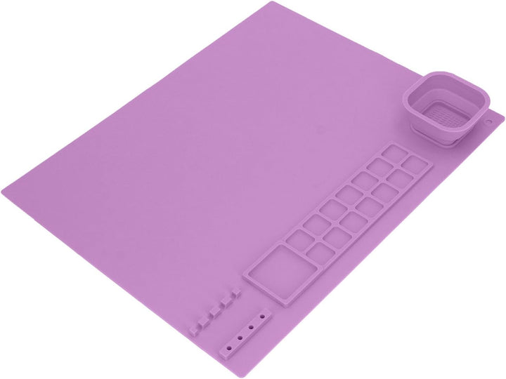 Mumusuki Silikon-Malmatte für Kleinkinder für DIY-Briefpapier für Kreatives Zubehör mit Kunstmatte,