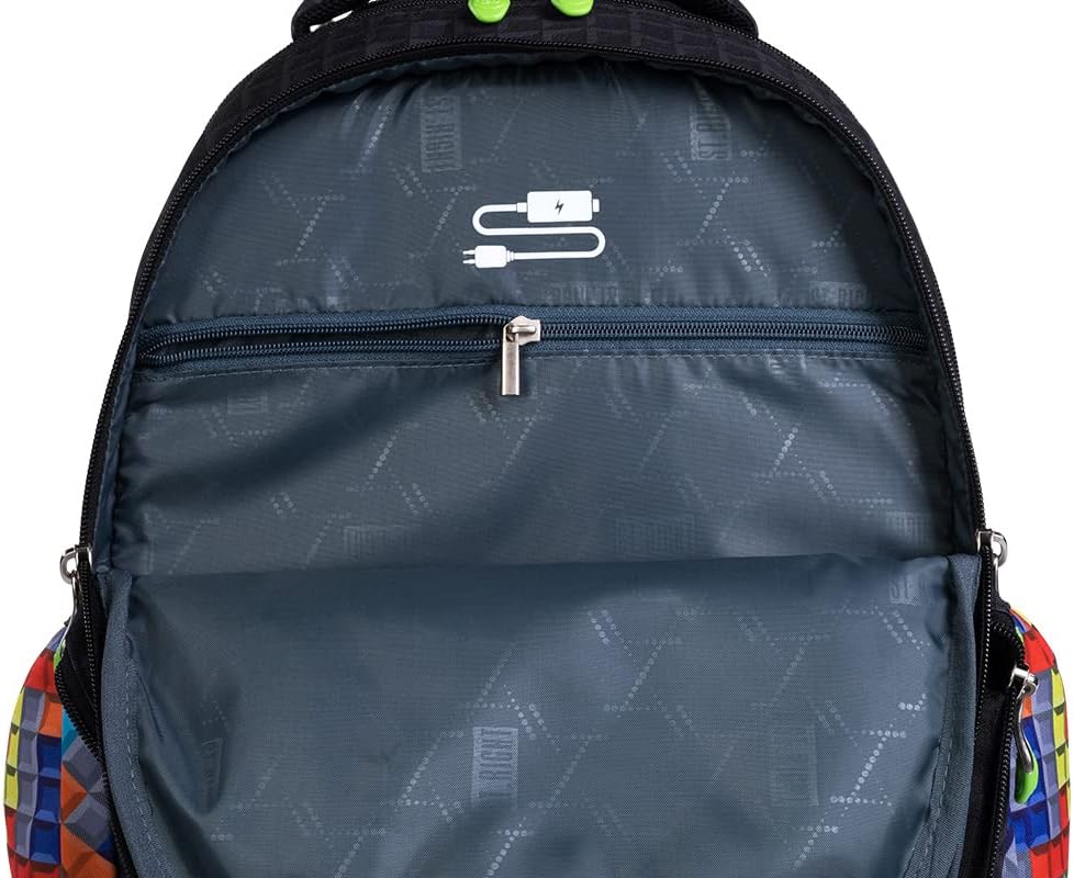St.Right Graffiti Rucksack Trolley Schule Elementare Medium Mädchen Jungen Damen Herren Gross