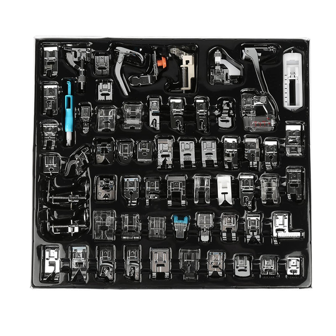 62pcs Multifunktionsnähmaschine Teile Nähfüsse Kit