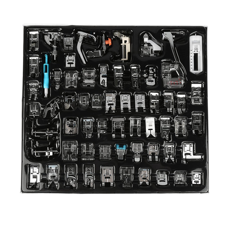 62pcs Multifunktionsnähmaschine Teile Nähfüsse Kit