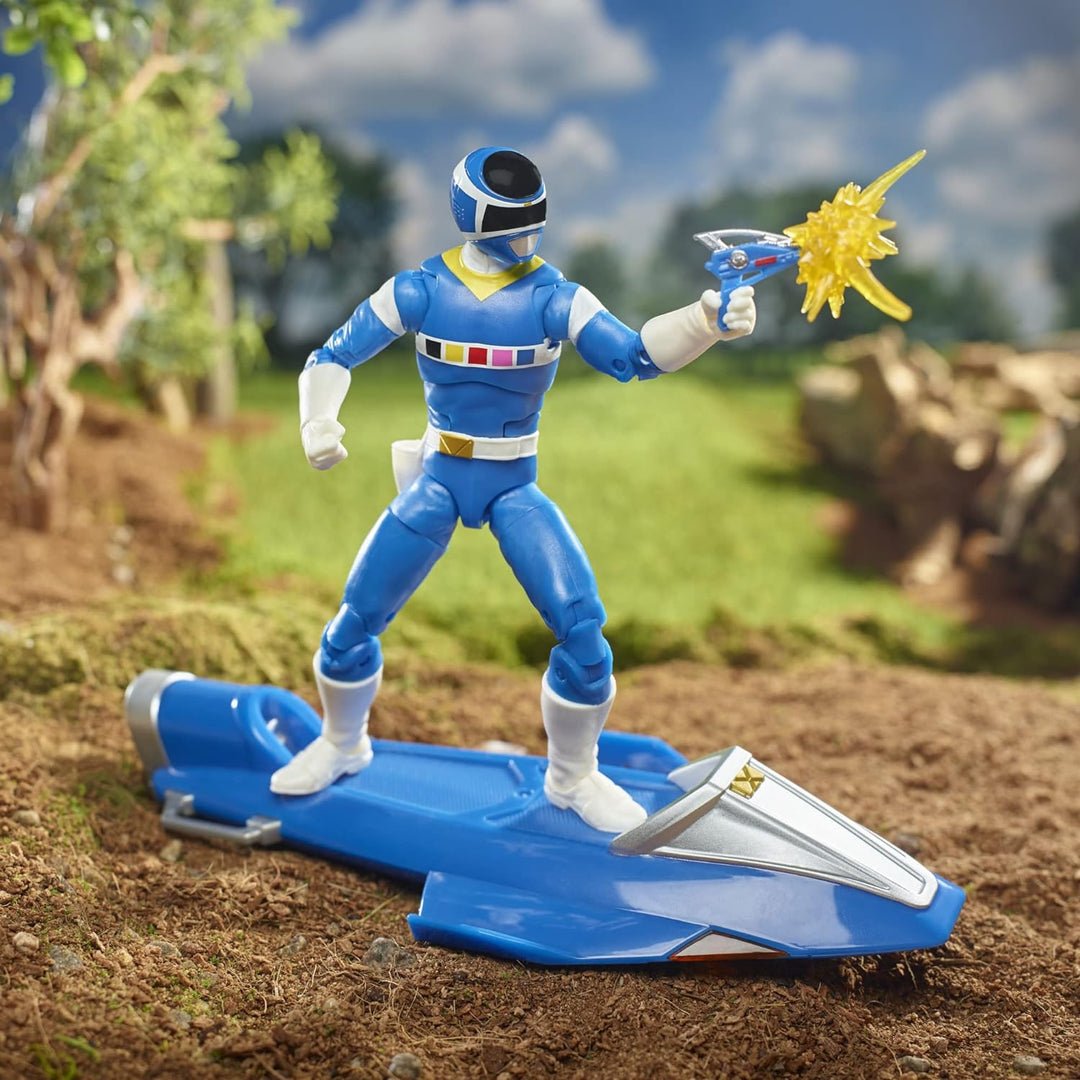 Power Rangers Hasbro Lightning Collection - In Space Blue Ranger &amp; Galaxy Glider Deluxe Action Figur