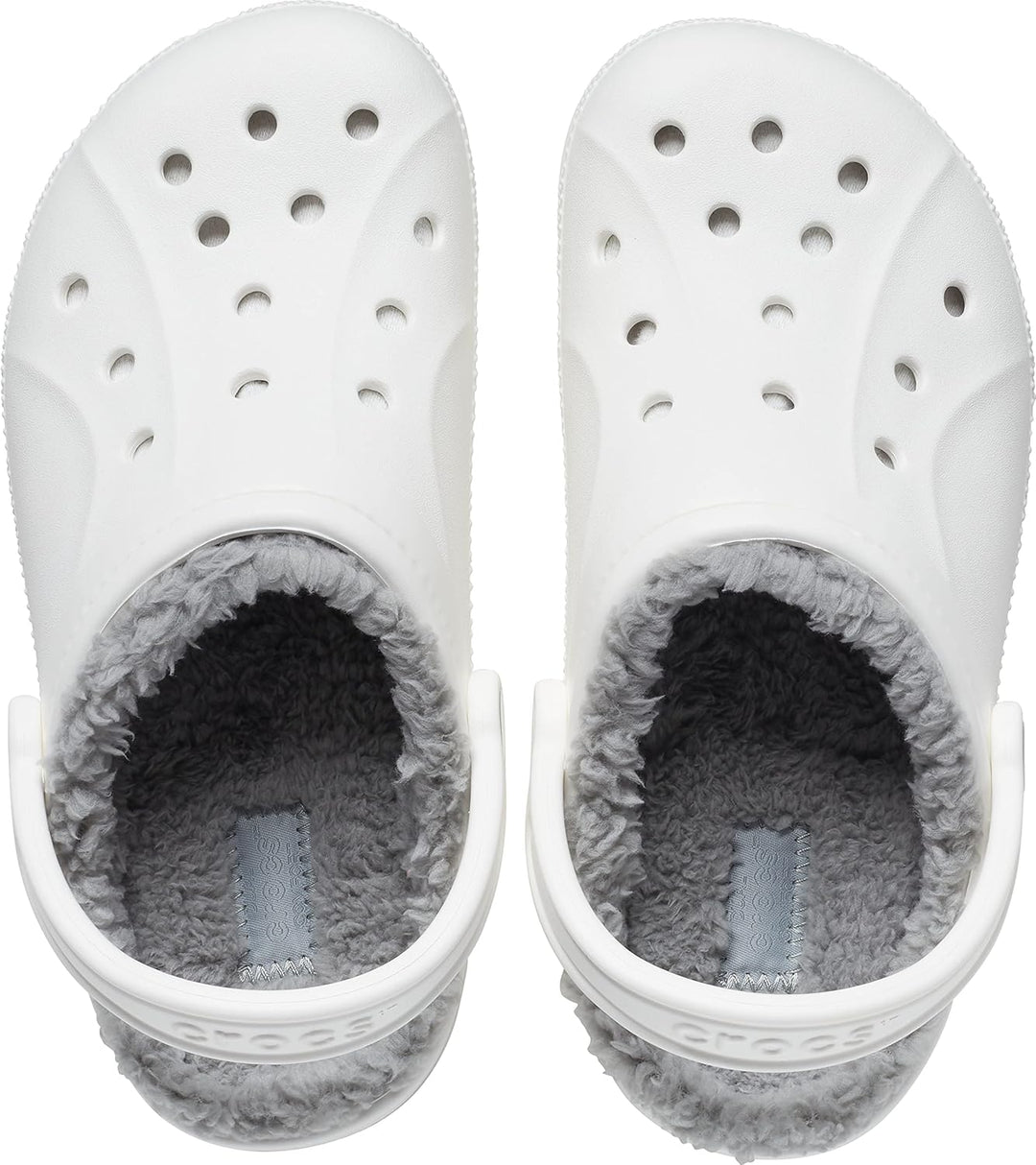 Crocs Unisex Ralen Lined Clog Holzschuh 45/46 EU White Light Grey, 45/46 EU White Light Grey