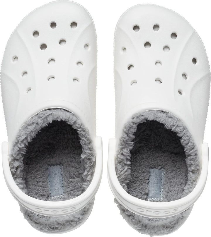 Crocs Unisex Ralen Lined Clog Holzschuh 45/46 EU White Light Grey, 45/46 EU White Light Grey