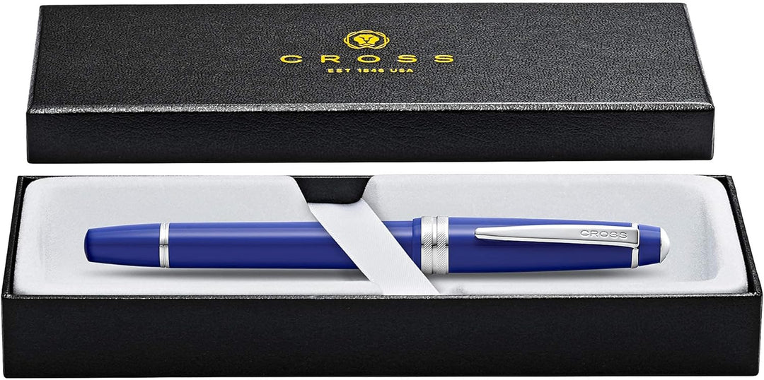 Cross Bailey Light Füllfederhalter (Federstärke F, inkl. Geschenkverpackung) Blau, 1 Stück (1er Pack