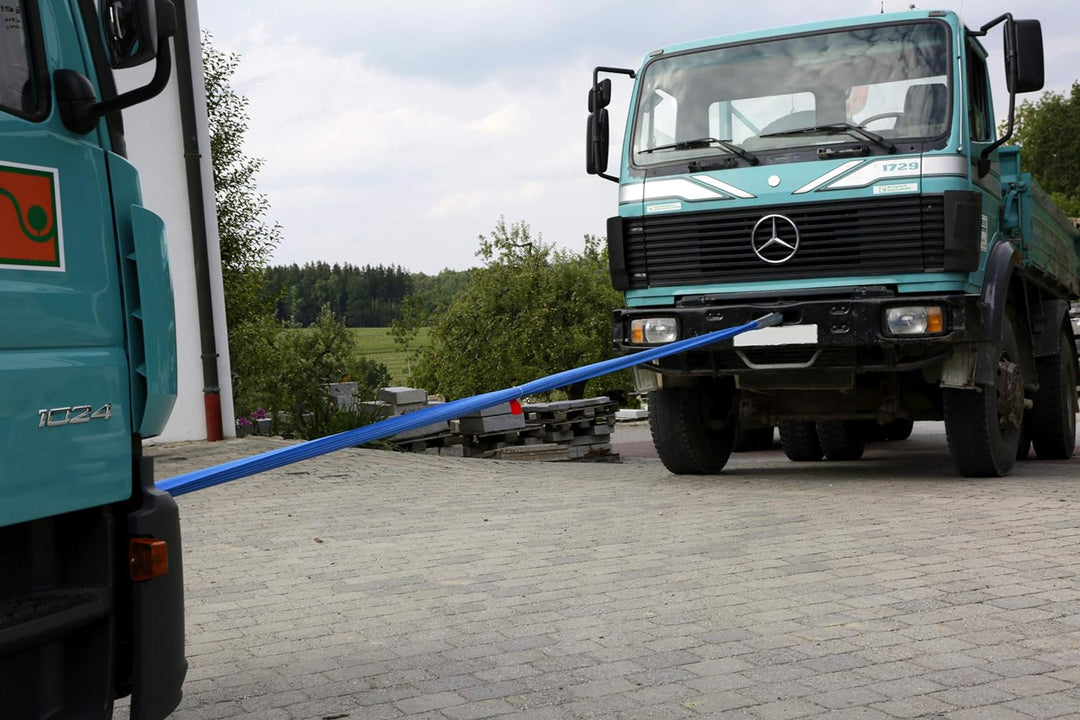 Kerbl 37708 Abschleppschlinge 6m, 56t Reissfestigkeit, Blau,
