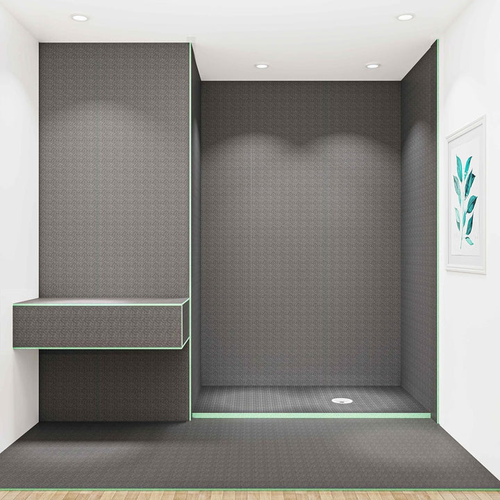 XPS Bauplatte – 2 Stück 1200 x 600 mm rd 0,54 (=1,56 m²) | wasserdichte Bauplatte für Badezimmer und