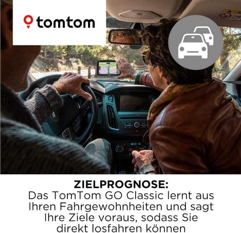 TomTom Navigationsgerät GO Classic (6 Zoll, Stauvermeidung dank TomTom Traffic, Updates Europa, Upda