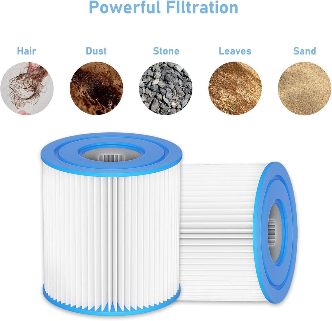 Typ H Pool Filter kartusche als Ersatz für Intex 330 GPH Filter Pumpe für Oberirdische Pools, Ersetz