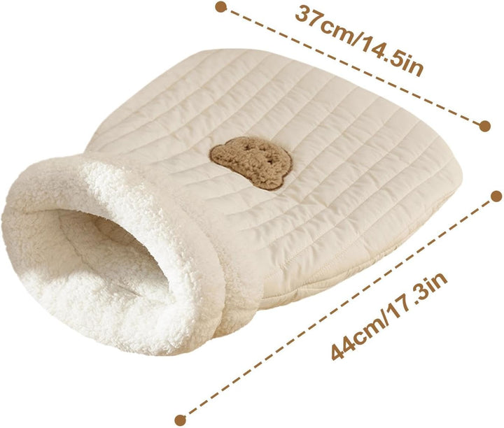 Cat Winter Sleeping Bag Warm Pet Bed, Schlafsack Für Katzen, Katzenschlafsack, Weiche Und Bequeme Ka