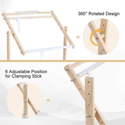 Stickrahmen Eckig Holz Stickständer Stickrahmen Kreuzstich Holz Ständer, Stickerei Ständer Handarbei