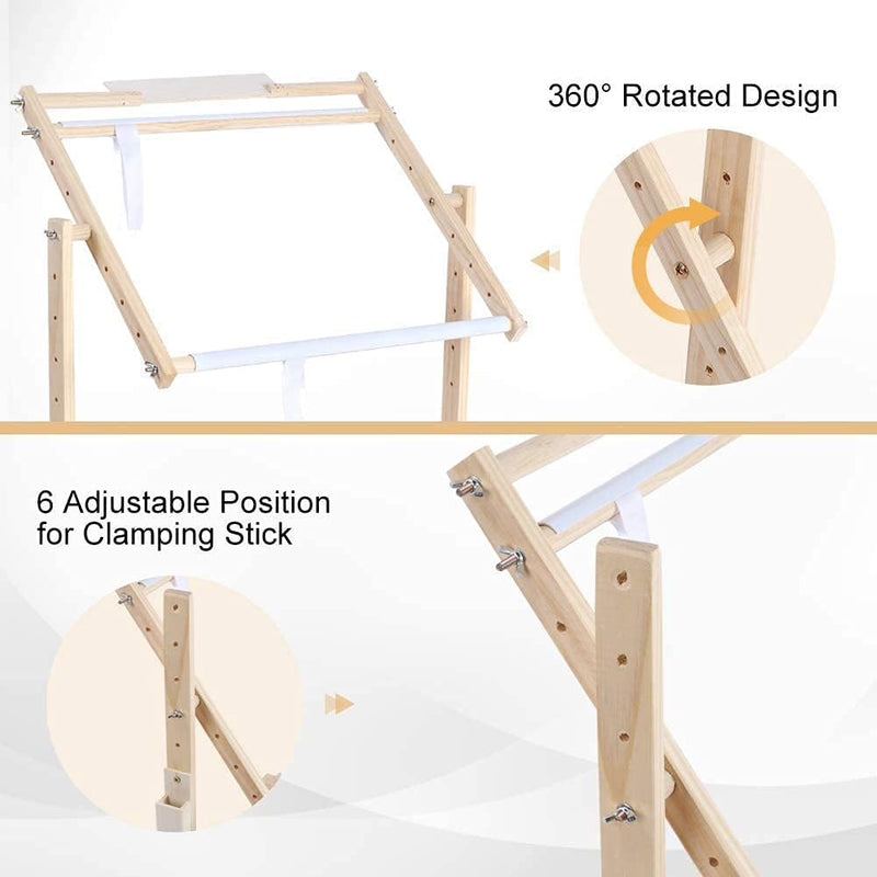 Stickrahmen Eckig Holz Stickständer Stickrahmen Kreuzstich Holz Ständer, Stickerei Ständer Handarbei