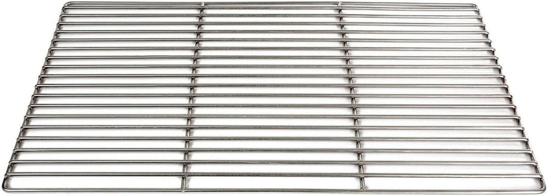 Massiver Grillrost 40 x 30 cm aus Edelstahl 6 mm rostfrei und elektropoliert