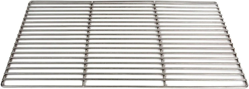 Massiver Grillrost 40 x 30 cm aus Edelstahl 6 mm rostfrei und elektropoliert