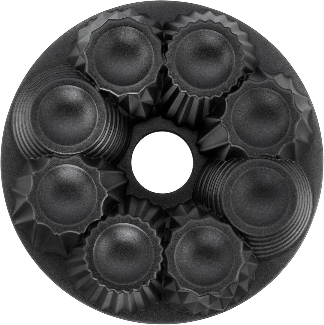 Original Kaiser Inspiration Törtchen Gugelhupfform 26 cm, Gugelhupf Backform für 8 kleine Tartes und