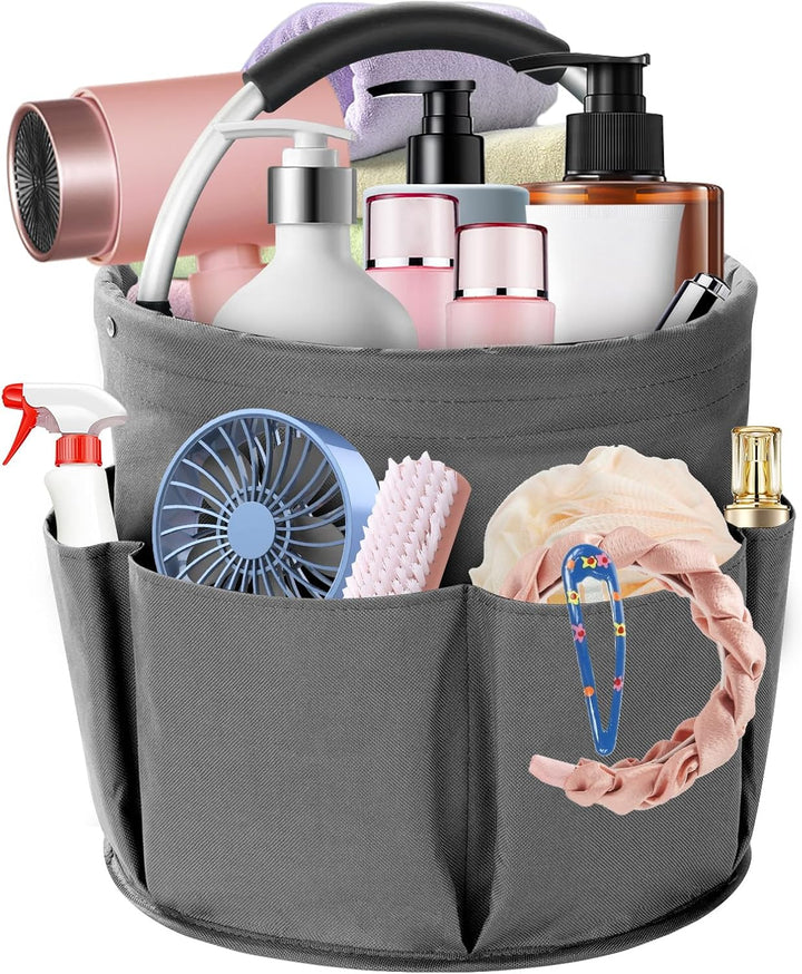 Putzmittel Organizer, Faltbarer Putztasche, Putzmittel Aufbewahrung mit Griff und 6 Tasche, Putzkorb