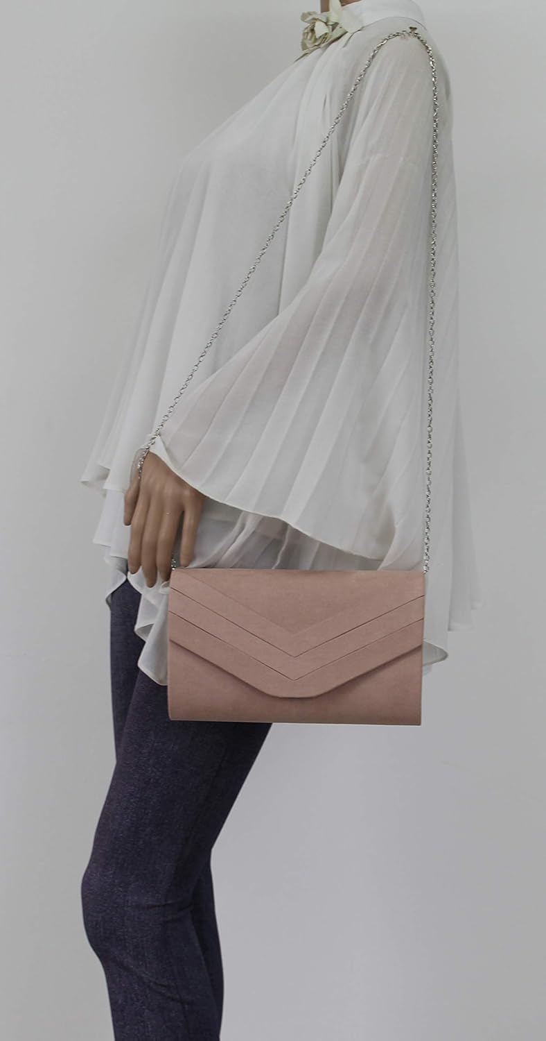 SwankySwans Damen Samantha Clutch Nude, Nude