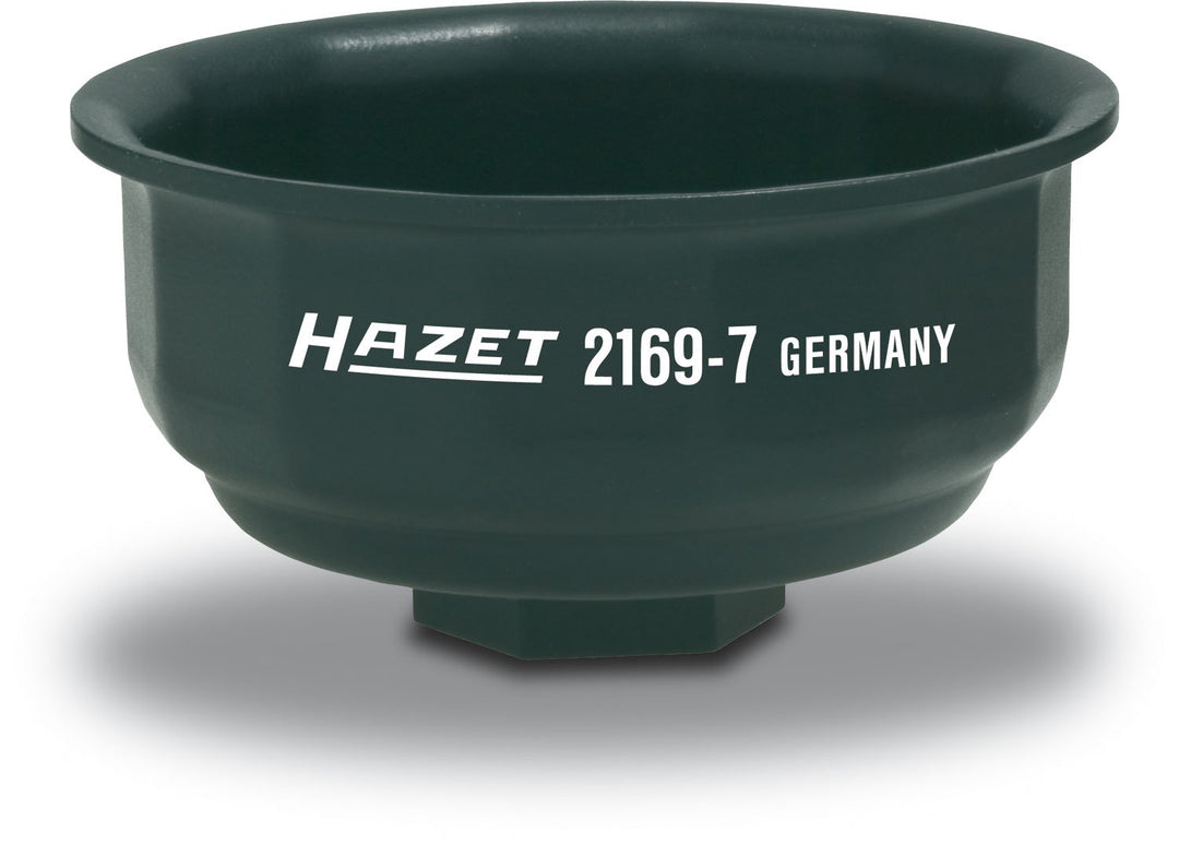 HAZET Öl-Filter-Schlüssel 2169-7 | passendes Werkzeug für verschiedene Ölfilter mit einem Durchmesse