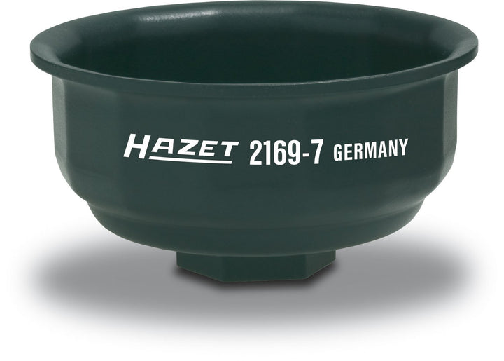 HAZET Öl-Filter-Schlüssel 2169-7 | passendes Werkzeug für verschiedene Ölfilter mit einem Durchmesse