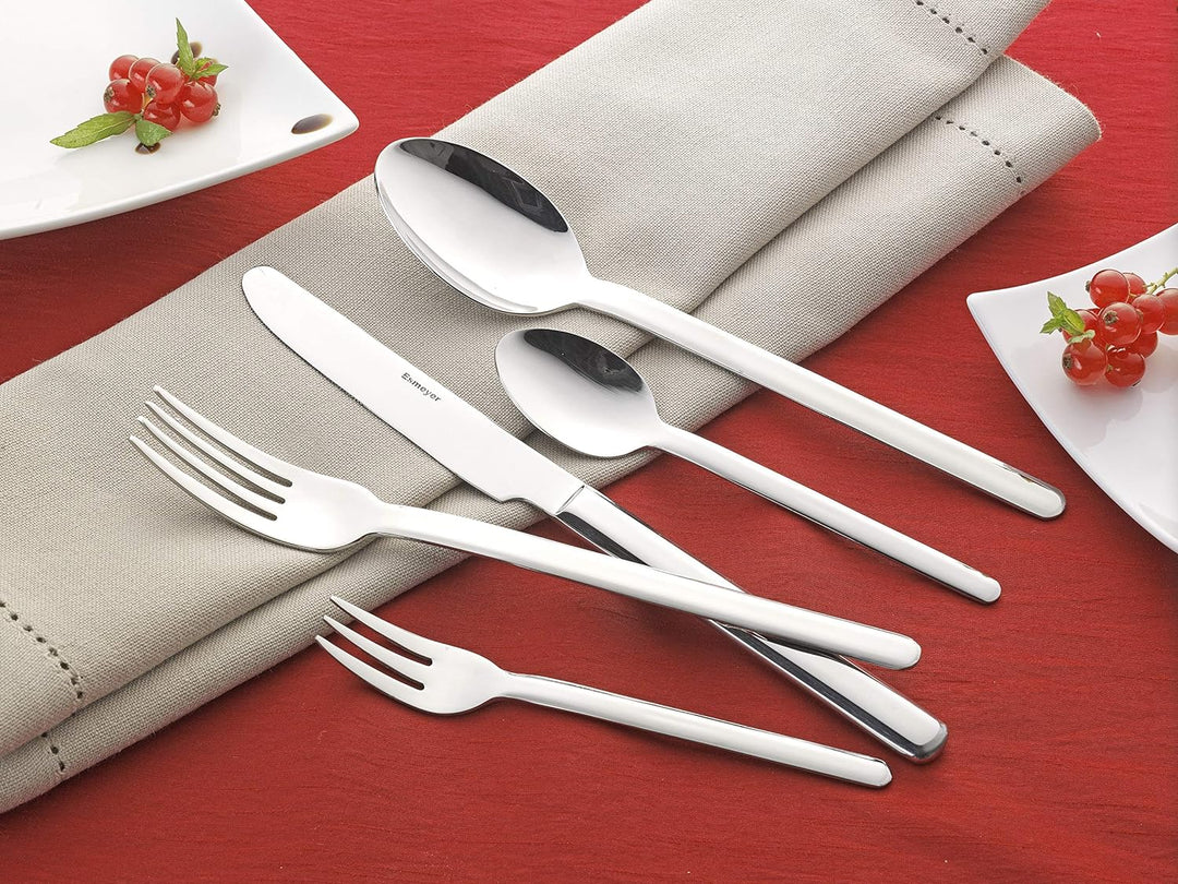 Esmeyer 250-030 Besteck-Set Bettina Hochglanz-poliert 30-teilig, Edelstahl, 22 x 7 x 6 cm