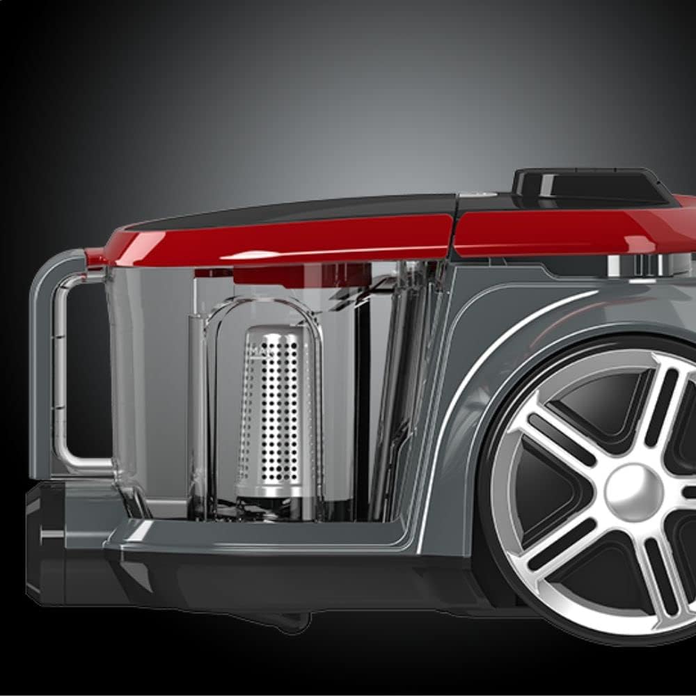 TESLA BGL400BR beutelloser Staubsauger (800 W, Geräuschpegel 72 dB, Arbeitsradius 8 m, waschbarer HE