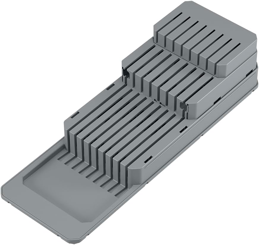 Metaltex 363225000 Organizador Ajustable Cuchillos Cajon Blade-Fit Messer, Messer
