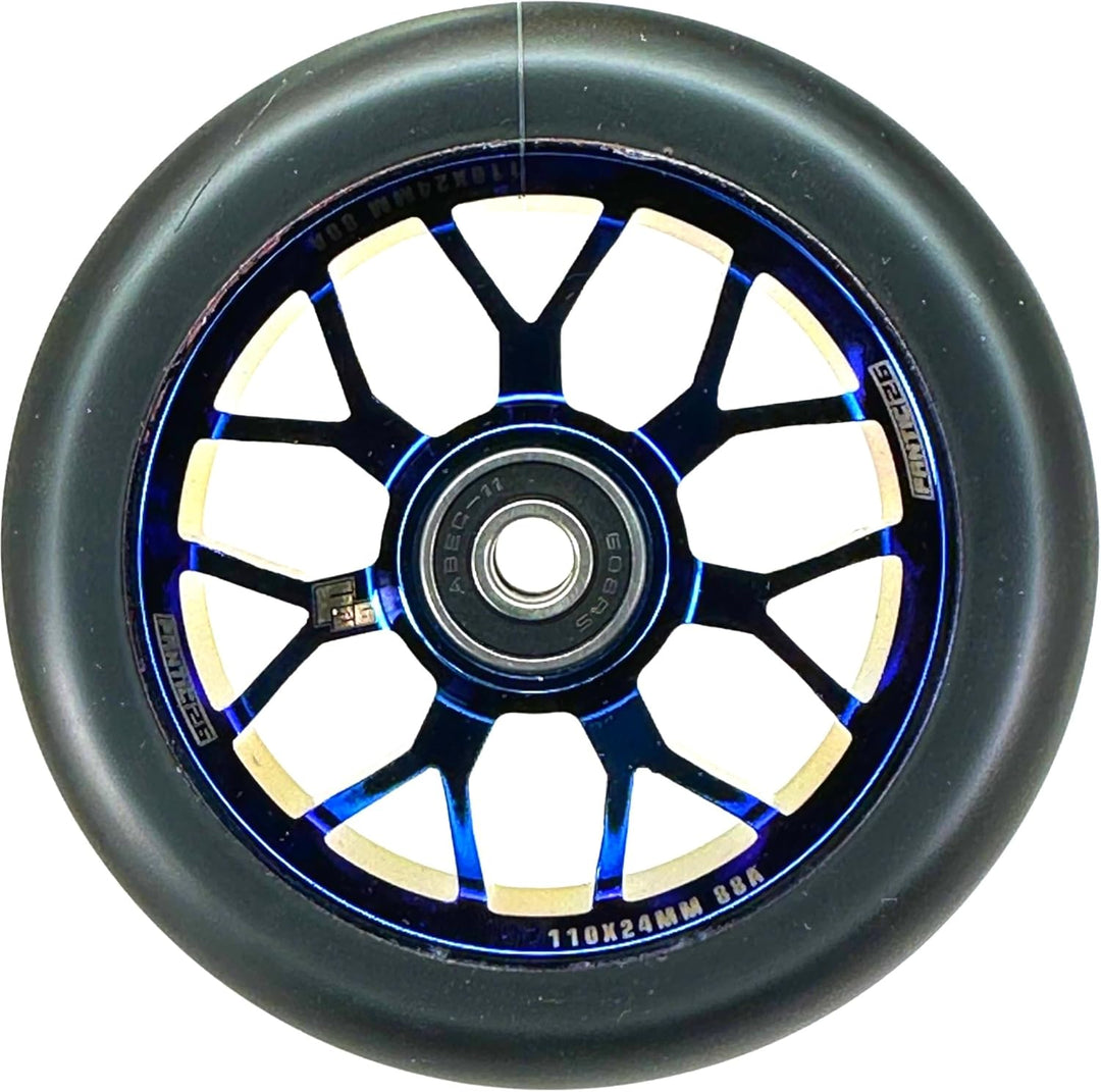 Fantic26 Spy7 Stunt Scooter Rolle I Trick I Tret I Kinder I Roller I Wheel I 110mm I ABEC-11 I Schne