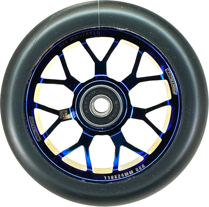 Fantic26 Spy7 Stunt Scooter Rolle I Trick I Tret I Kinder I Roller I Wheel I 110mm I ABEC-11 I Schne