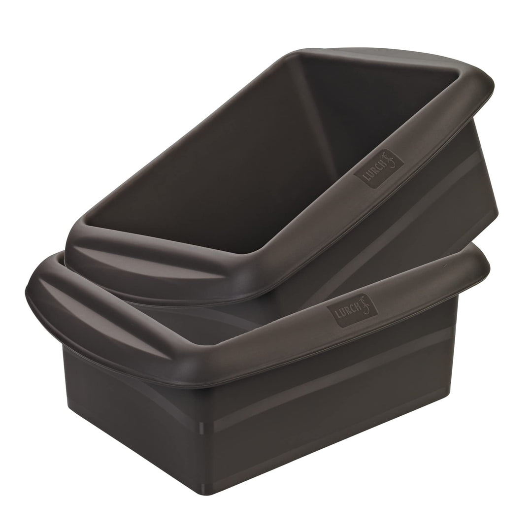 Lurch 585011 FlexiForm Batzen 2 er Set / 2 Brotbackformen Kastenformen aus 100% BPA-freiem Platin Si