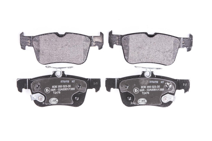 HELLA PAGID 8DB 355 023-301 Bremsbelagsatz - T2476 - Dicke/Stärke: 15.9mm - Bremssystem: Teves - mit