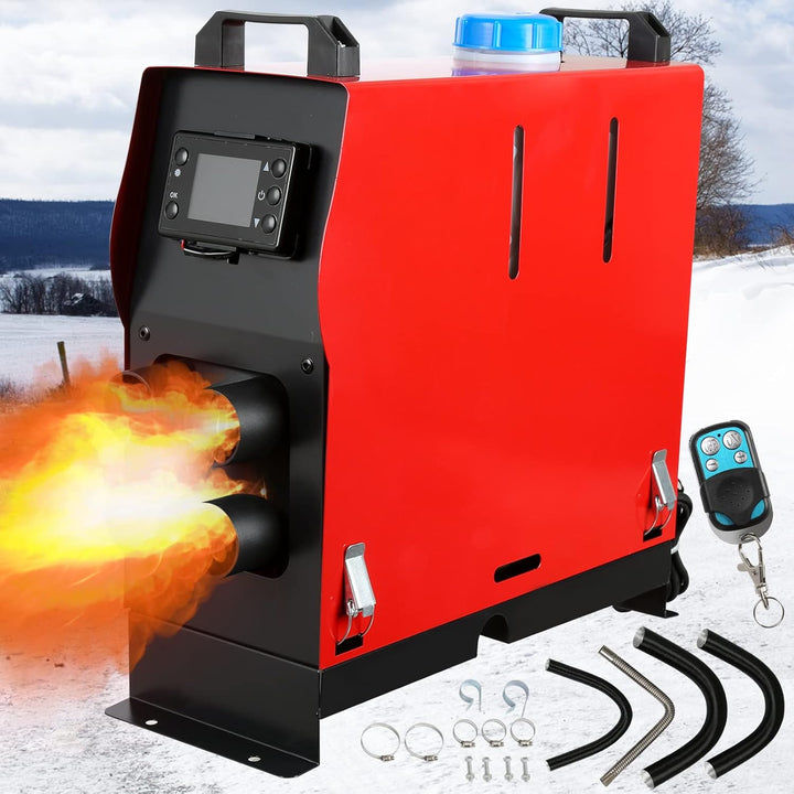 Yakimz Standheizung Diesel 5KW Diesel Lufterhitzer, 12V Air Diesel Heizung, Luft Dieselheizung mit L
