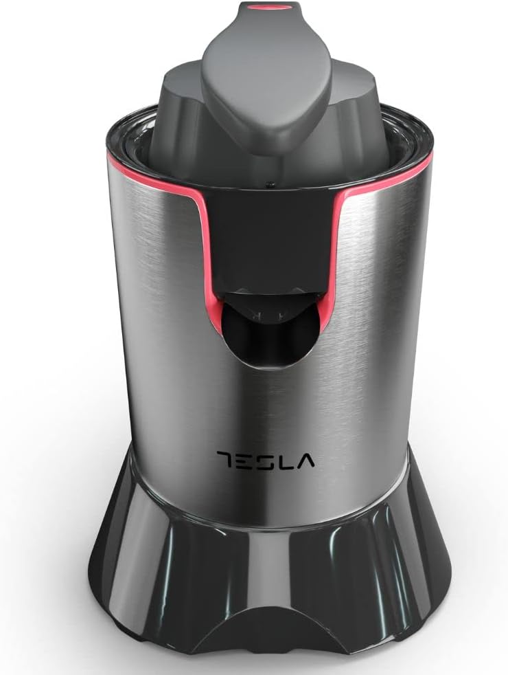 Tesla CJ301BX Zitruspresse, 300 W, Kapazität 650 ml, Fruchtfleischfilter, einfache Reinigung, Schwar