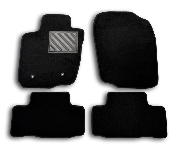 Fussmatten für Toyota RAV4 III (XA30) 2006-2012 Autoteppiche, rutschfest, verstärkter Fersenpolster