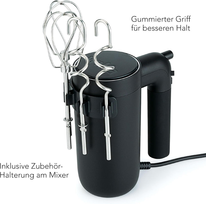 Wilfa Handmixer Smooth Mix 500 I 500 W I 5 Geschwindigkeiten I Boost-Funktion & Auswurf-Funktion I i