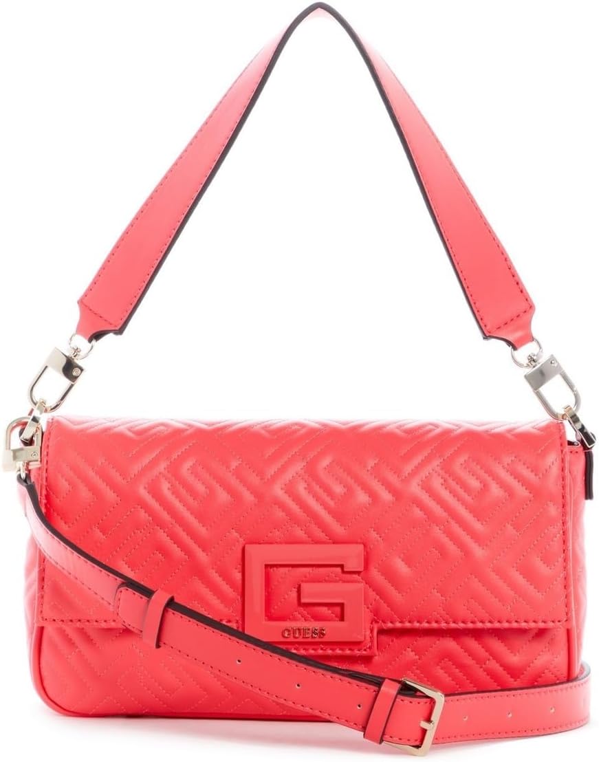 GUESS Brightside Schultertasche Einheitsgrösse Cherry, Einheitsgrösse Cherry
