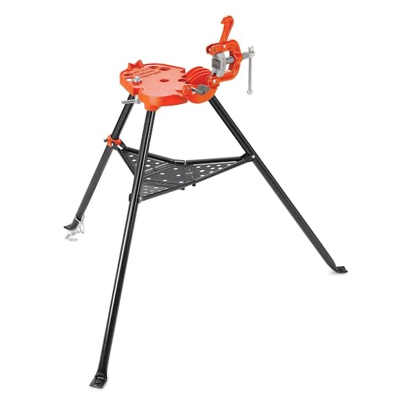 RIDGID 36273 Modell 460-6 Transportabler TRISTAND Kettenschraubstock, Dreifuss-Arbeitsgerät 1/8" bis