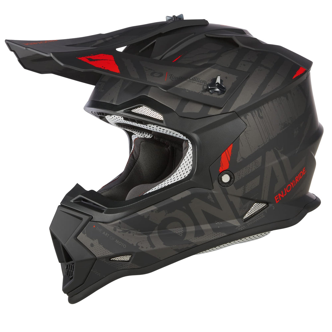 O'NEAL | Motocross-Helm | MX Enduro | ABS-Schale, Lüftungsöffnungen für optimale Kühlung | 2SRS Helm